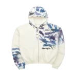 SKYLRK Zip Wave Camo Hoodie